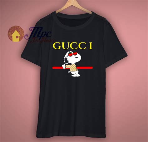 t shirt snoopy gucci